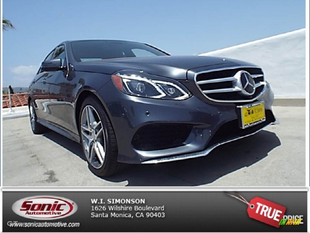 2014 E 350 Sport Sedan - Steel Gray Metallic / Black photo #1