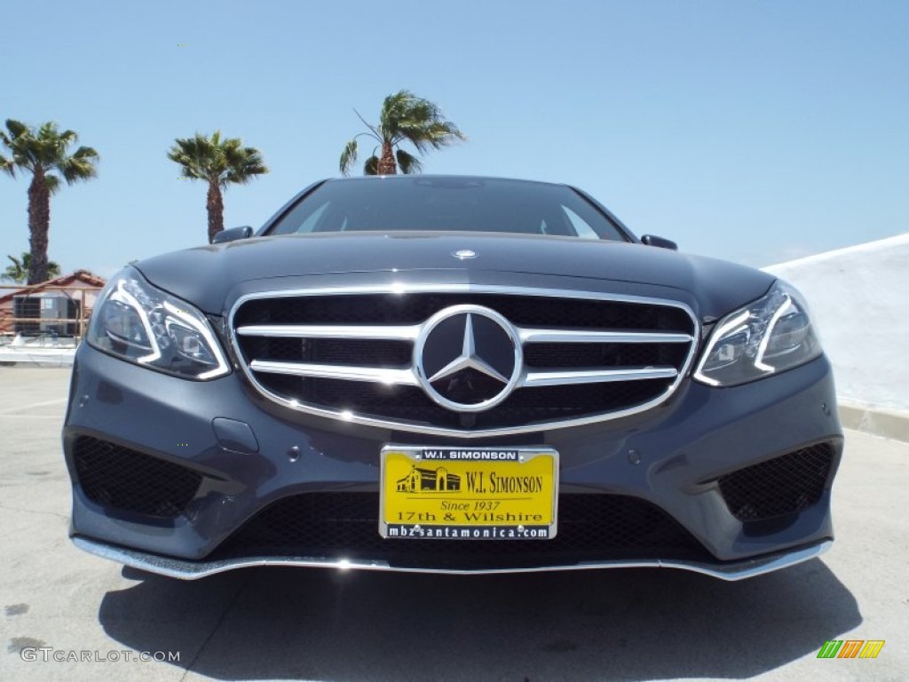 2014 E 350 Sport Sedan - Steel Gray Metallic / Black photo #2