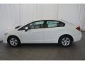 White Orchid Pearl - Civic LX Sedan Photo No. 4
