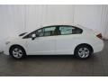 2014 White Orchid Pearl Honda Civic LX Sedan  photo #4