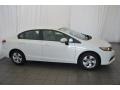 White Orchid Pearl - Civic LX Sedan Photo No. 7