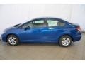 Dyno Blue Pearl - Civic LX Sedan Photo No. 4