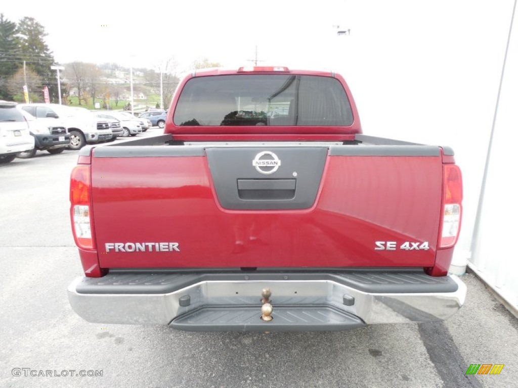 2007 Frontier SE Crew Cab 4x4 - Red Brawn / Desert photo #5