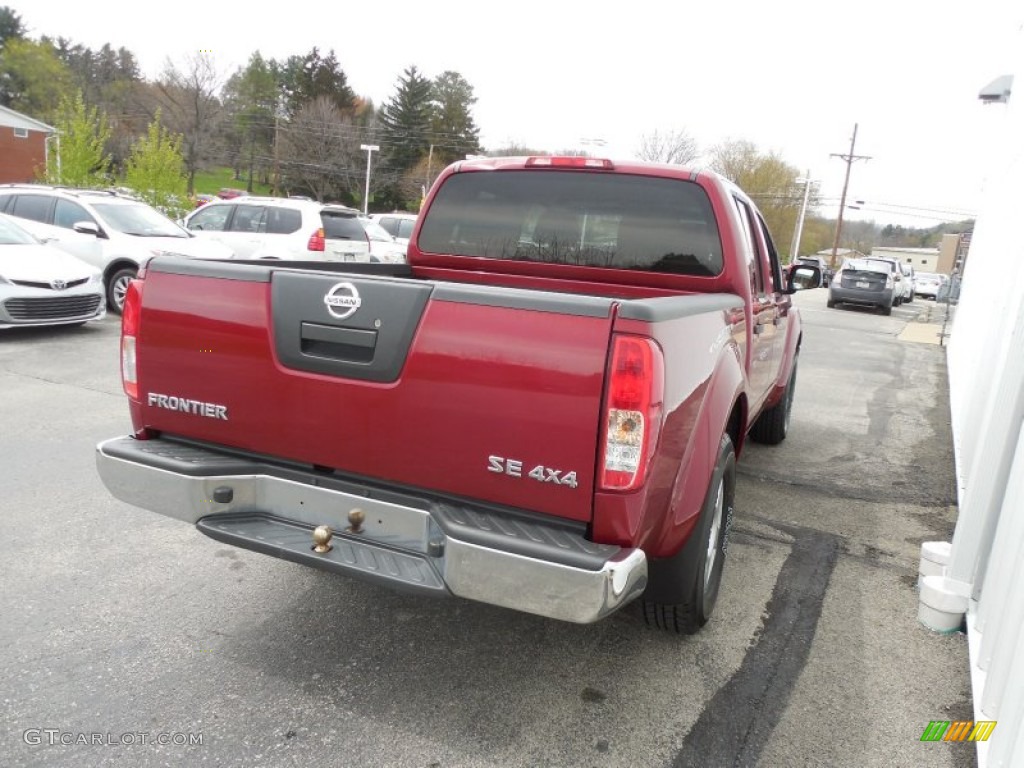 2007 Frontier SE Crew Cab 4x4 - Red Brawn / Desert photo #7