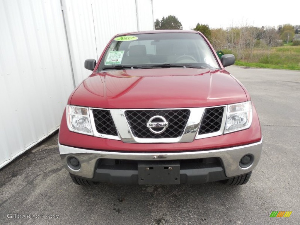 2007 Frontier SE Crew Cab 4x4 - Red Brawn / Desert photo #9