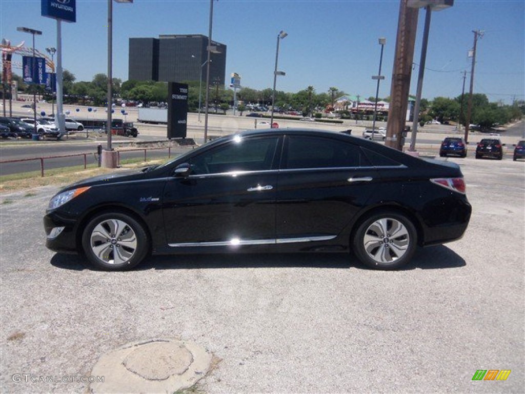 Eclipse Black 2014 Hyundai Sonata Hybrid Limited Exterior Photo #93269810