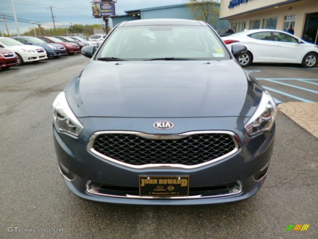 2014 Cadenza Premium - Smokey Blue / Black photo #2