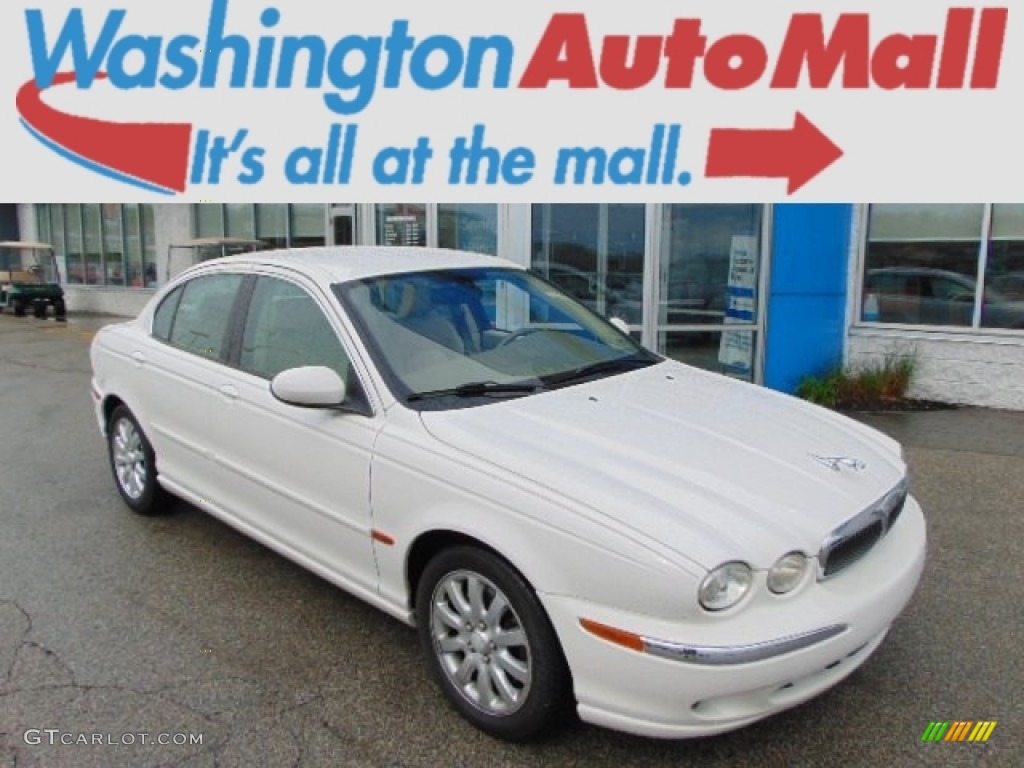 White Onyx Jaguar X-Type