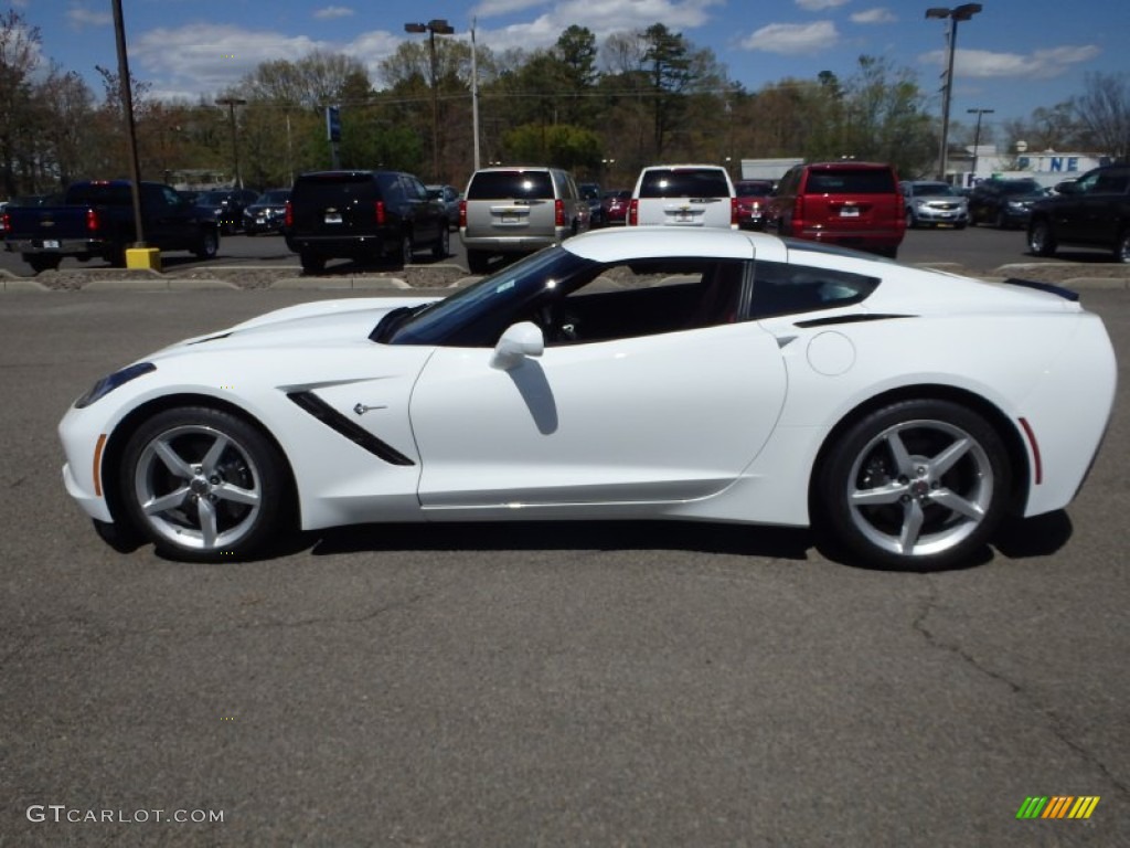 Arctic White 2014 Chevrolet Corvette Stingray Coupe Exterior Photo #93274850