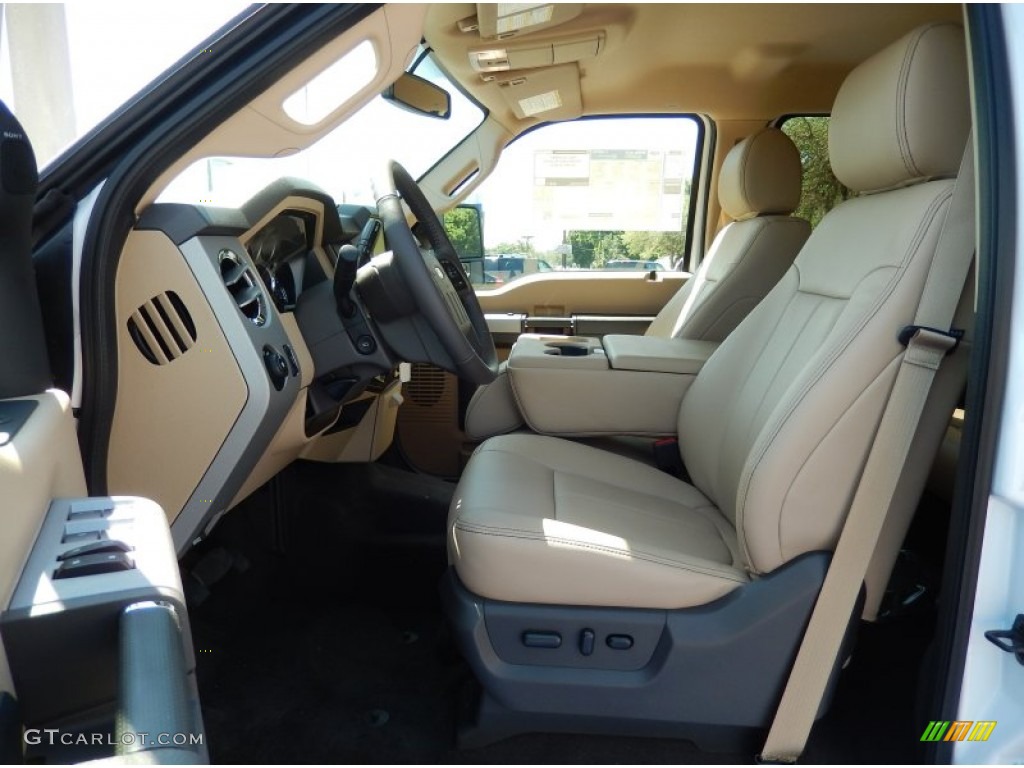 2015 Ford F350 Super Duty Lariat Crew Cab 4x4 Front Seat Photo #93274982