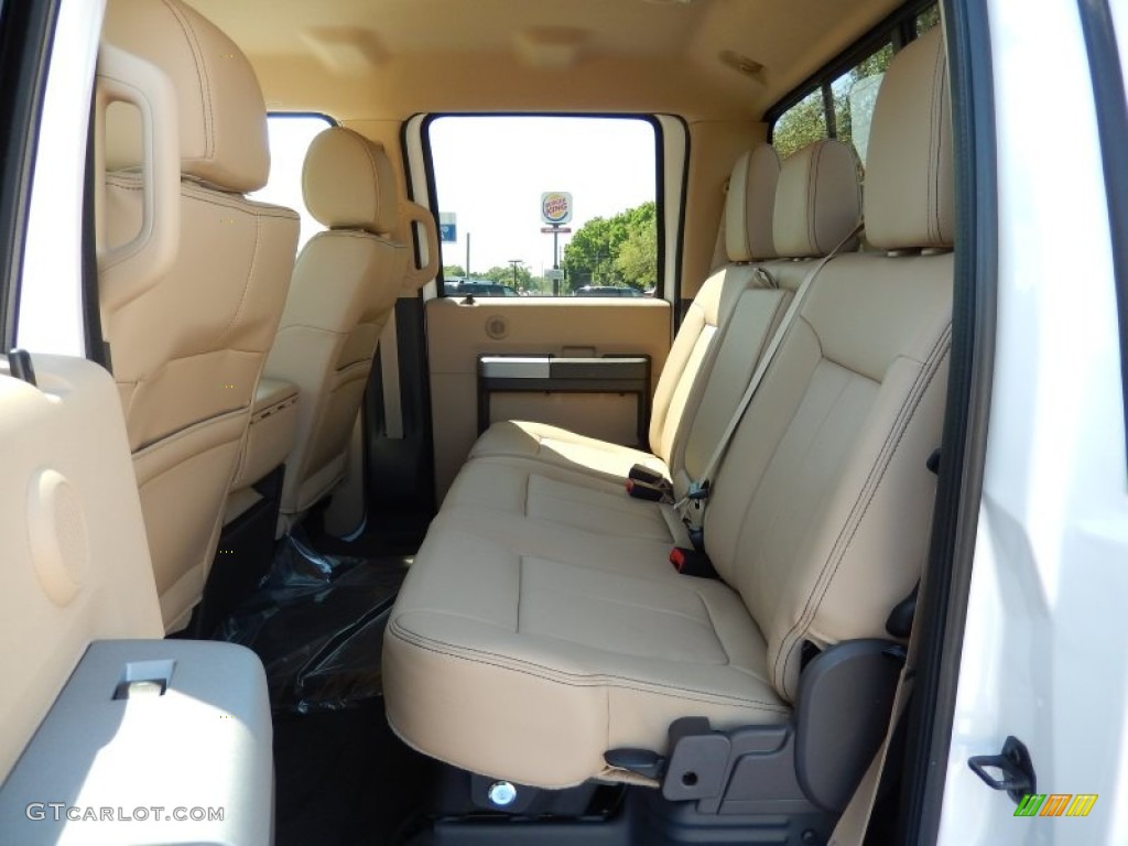 Adobe Interior 2015 Ford F350 Super Duty Lariat Crew Cab 4x4 Photo #93275000