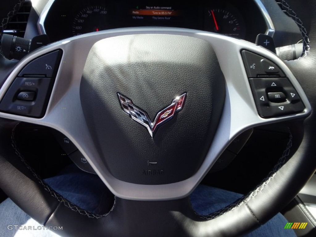 2014 Corvette Stingray Coupe - Arctic White / Adrenaline Red photo #17
