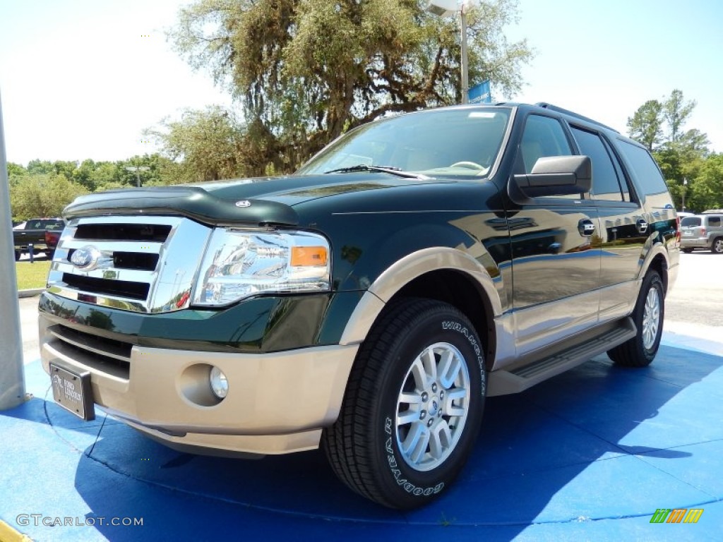 2014 Expedition XLT - Green Gem / Camel photo #1