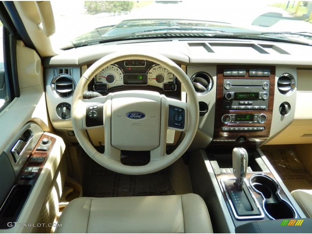 2014 Ford Expedition XLT Camel Dashboard Photo #93275345