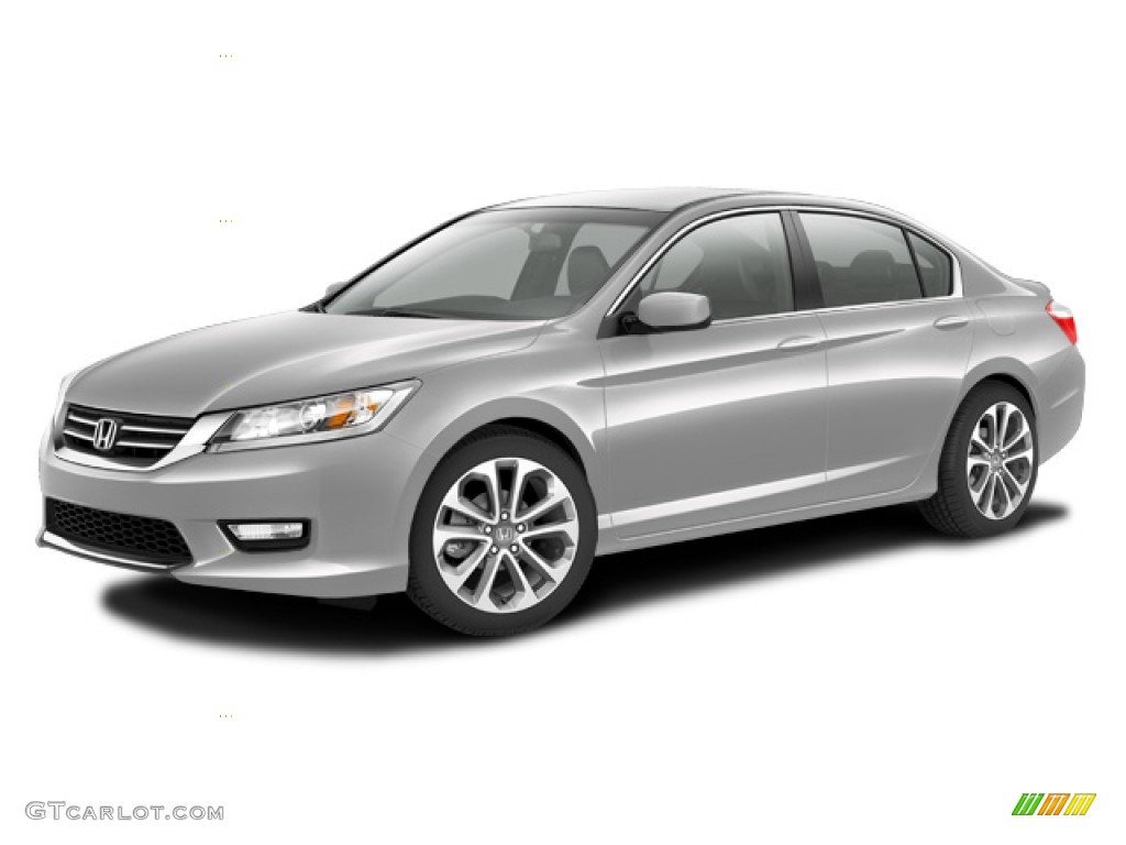 2014 Accord Sport Sedan - Alabaster Silver Metallic / Black photo #20