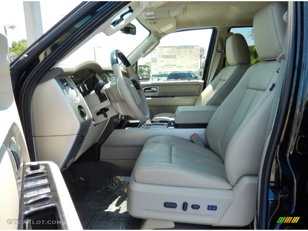 Stone Interior 2014 Ford Expedition EL Limited Photo #93276893