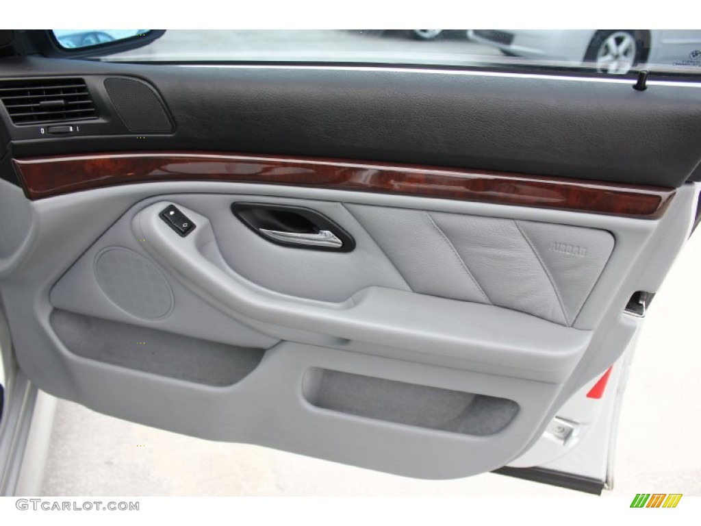 2003 5 Series 525i Sedan - Titanium Silver Metallic / Grey photo #36