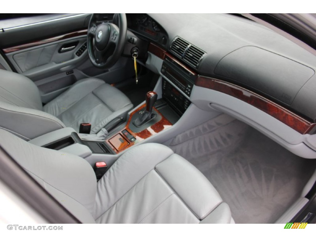 2003 5 Series 525i Sedan - Titanium Silver Metallic / Grey photo #38