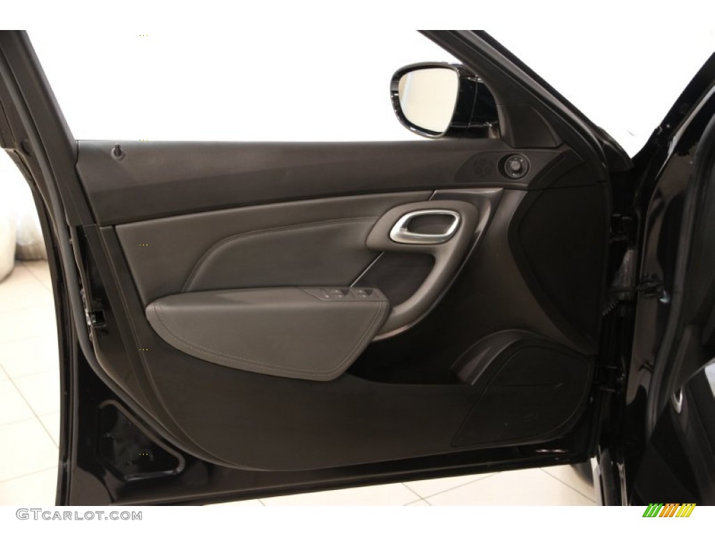 2010 Saab 9-5 Aero Sedan XWD Dark Pewter Door Panel Photo #93277751