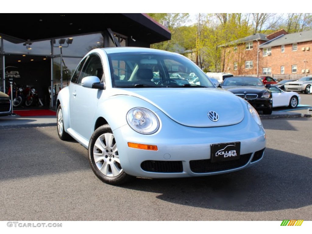 2009 New Beetle 2.5 Coupe - Heaven Blue Metallic / Cream photo #1