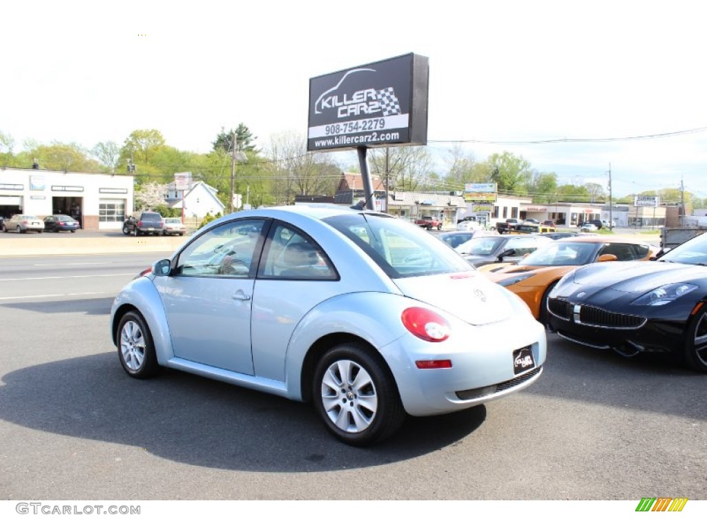 2009 New Beetle 2.5 Coupe - Heaven Blue Metallic / Cream photo #5