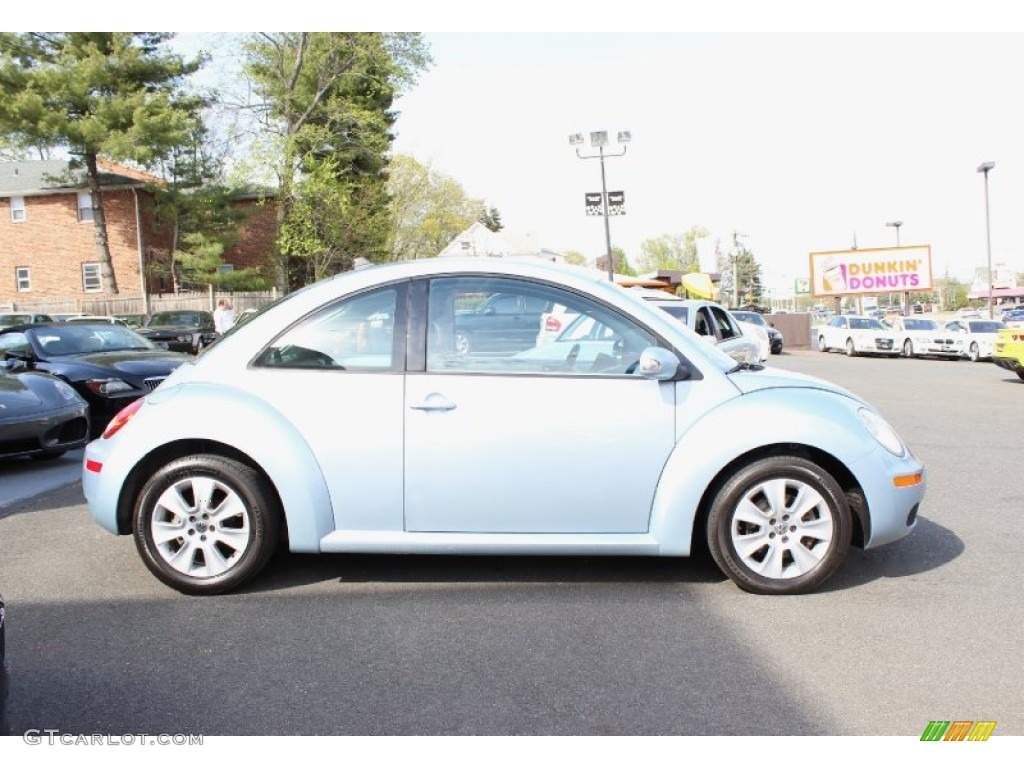 2009 New Beetle 2.5 Coupe - Heaven Blue Metallic / Cream photo #10
