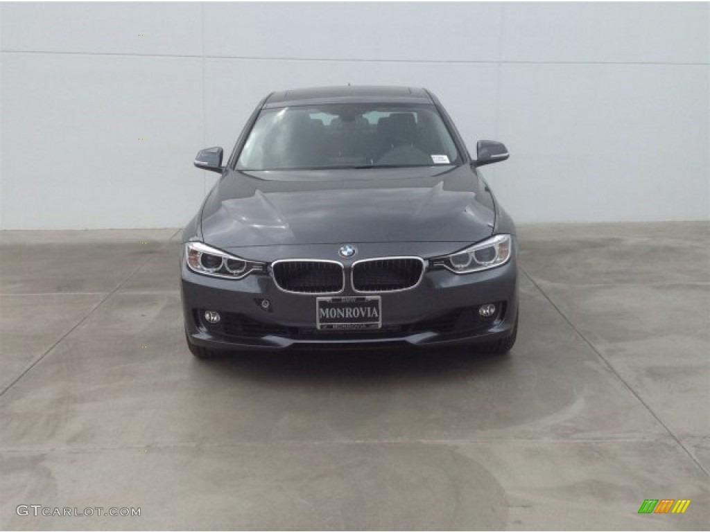 2014 3 Series 335i Sedan - Mineral Grey Metallic / Black photo #3