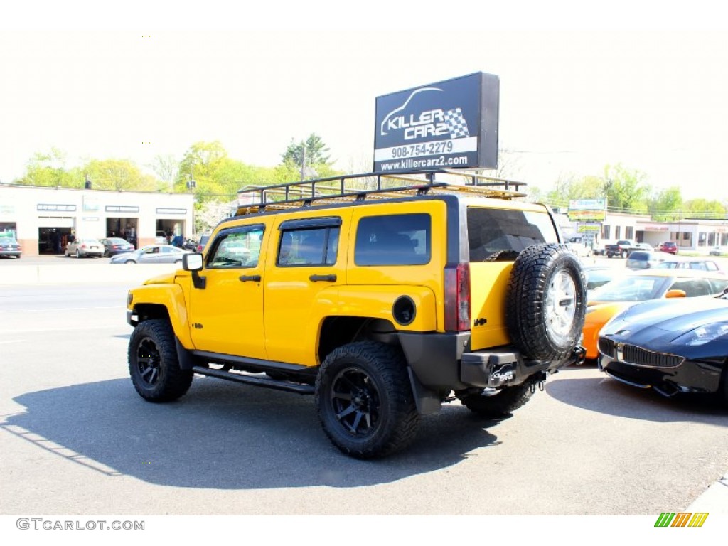 2006 H3  - Yellow / Ebony Black photo #5