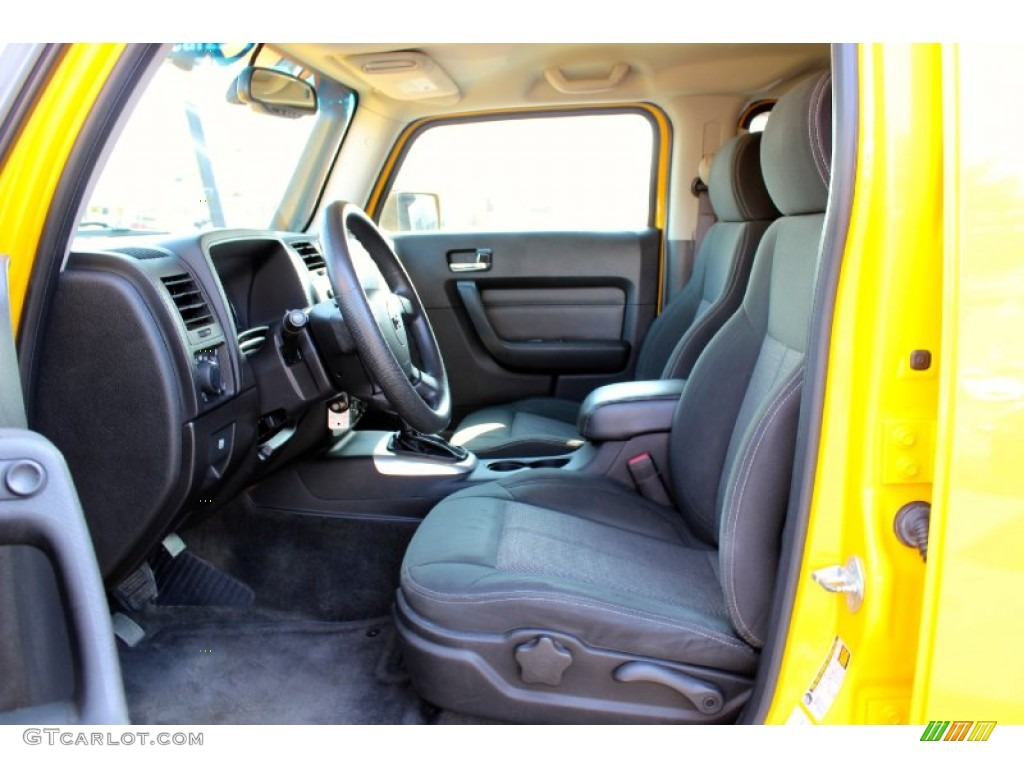 2006 H3  - Yellow / Ebony Black photo #13
