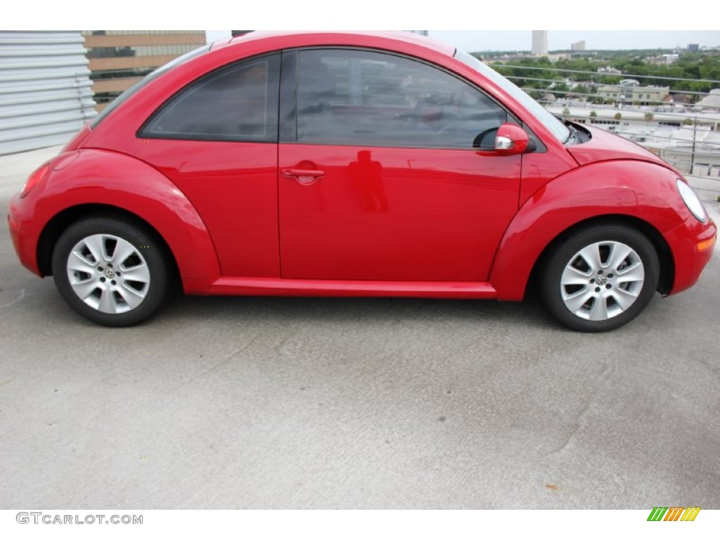 2009 New Beetle 2.5 Coupe - Salsa Red / Black photo #12