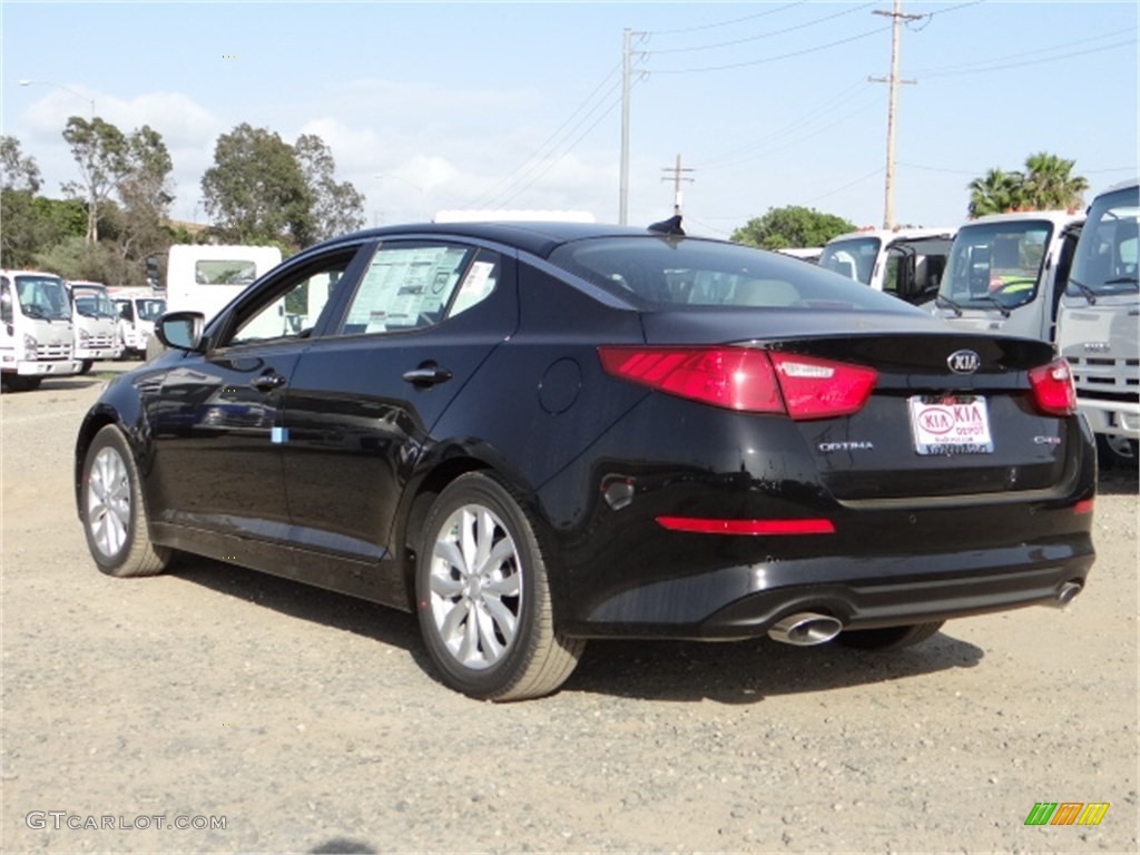 2014 Optima EX - Ebony Black / Gray photo #4