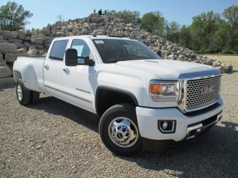 2015 GMC Sierra 3500HD Denali Crew Cab 4x4 Dual Rear Wheel Data, Info and Specs