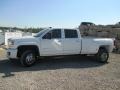 Summit White - Sierra 3500HD Denali Crew Cab 4x4 Dual Rear Wheel Photo No. 3