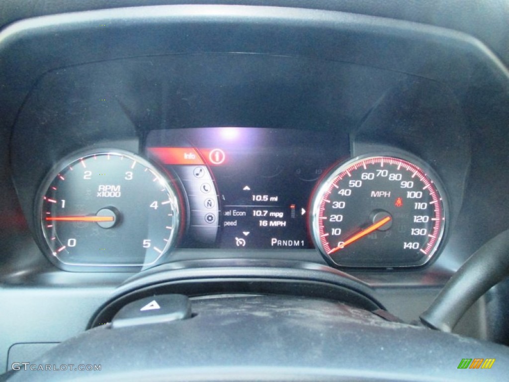 2015 GMC Sierra 3500HD Denali Crew Cab 4x4 Dual Rear Wheel Gauges Photo #93285470