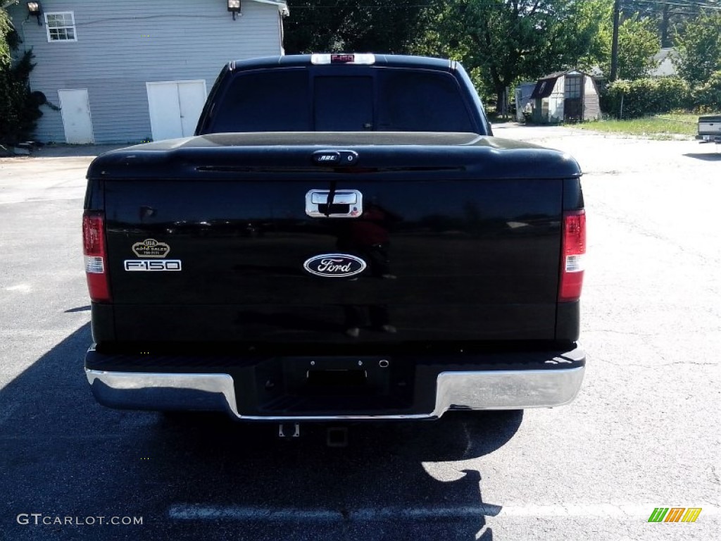 2005 F150 Lariat SuperCrew - Black / Tan photo #3