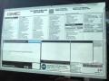 2015 GMC Sierra 3500HD Denali Crew Cab 4x4 Dual Rear Wheel Window Sticker
