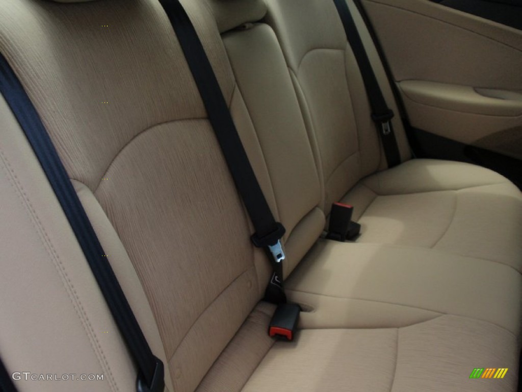 2014 Sonata GLS - Pearl White / Camel photo #19