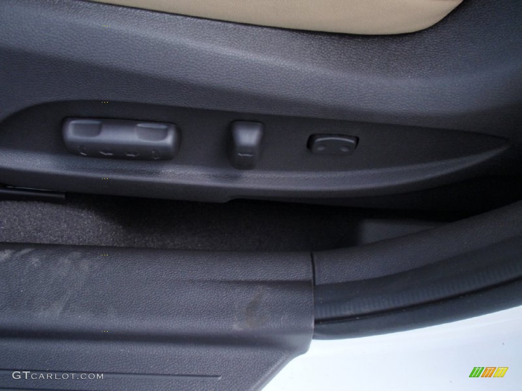2014 Sonata GLS - Pearl White / Camel photo #25