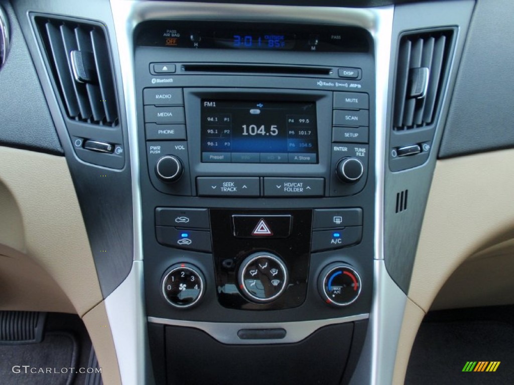 2014 Sonata GLS - Pearl White / Camel photo #27