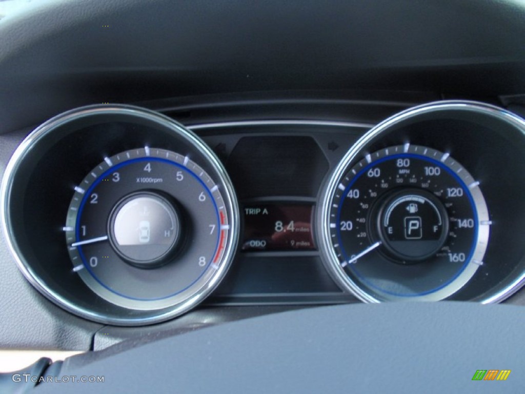 2014 Sonata GLS - Pearl White / Camel photo #30