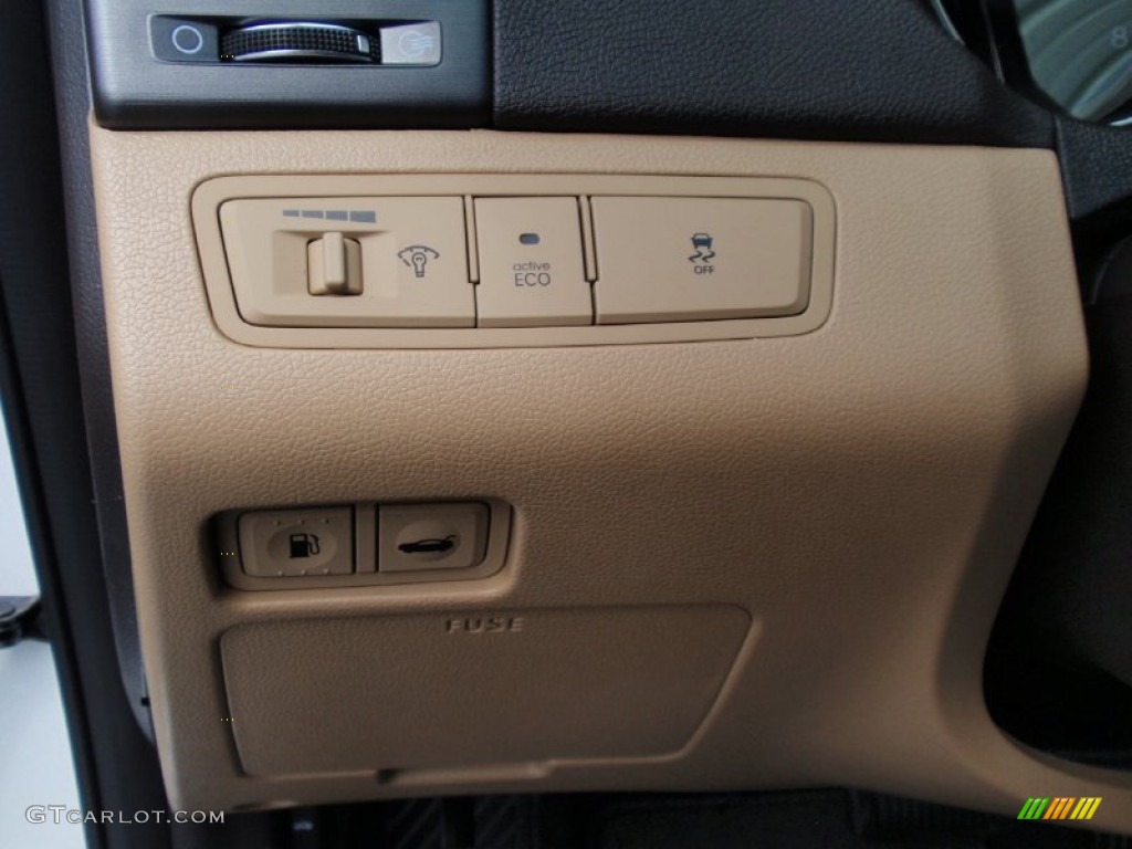 2014 Sonata GLS - Pearl White / Camel photo #31