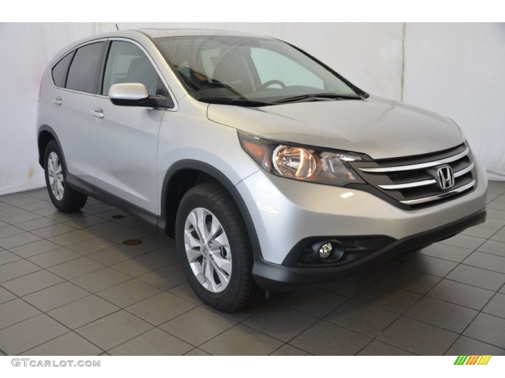 2014 CR-V EX - Alabaster Silver Metallic / Gray photo #1