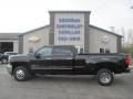 Black 2015 Chevrolet Silverado 3500HD LTZ Crew Cab Dual Rear Wheel 4x4