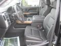 Jet Black 2015 Chevrolet Silverado 3500HD LTZ Crew Cab Dual Rear Wheel 4x4 Interior Color