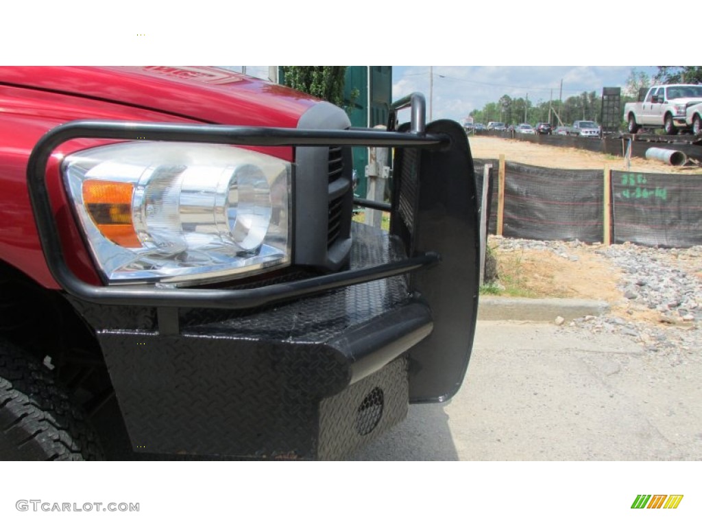 2008 Ram 3500 SLT Quad Cab 4x4 Dually - Inferno Red Crystal Pearl / Medium Slate Gray photo #12