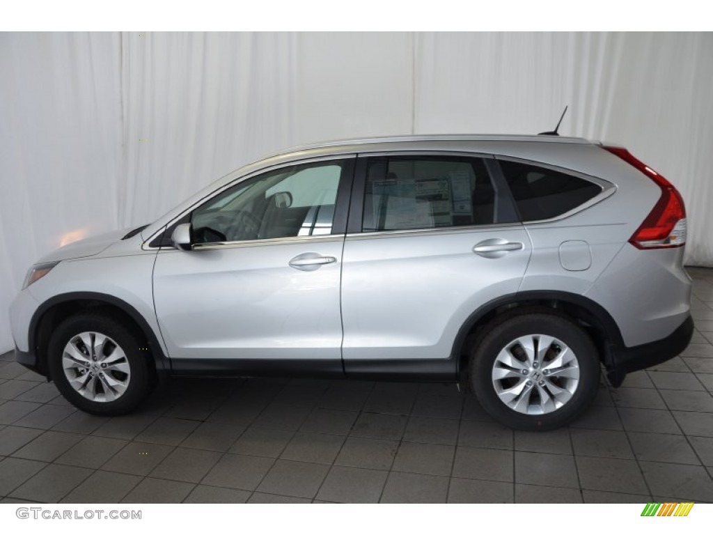 2014 CR-V EX - Alabaster Silver Metallic / Black photo #8