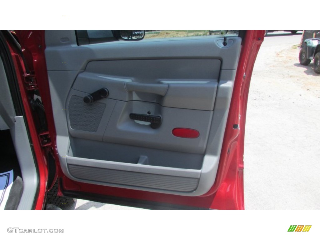 2008 Ram 3500 SLT Quad Cab 4x4 Dually - Inferno Red Crystal Pearl / Medium Slate Gray photo #31