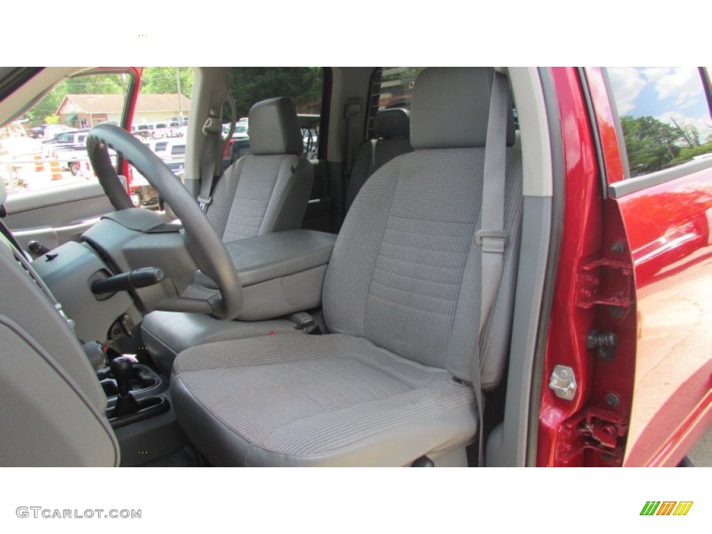 2008 Ram 3500 SLT Quad Cab 4x4 Dually - Inferno Red Crystal Pearl / Medium Slate Gray photo #60