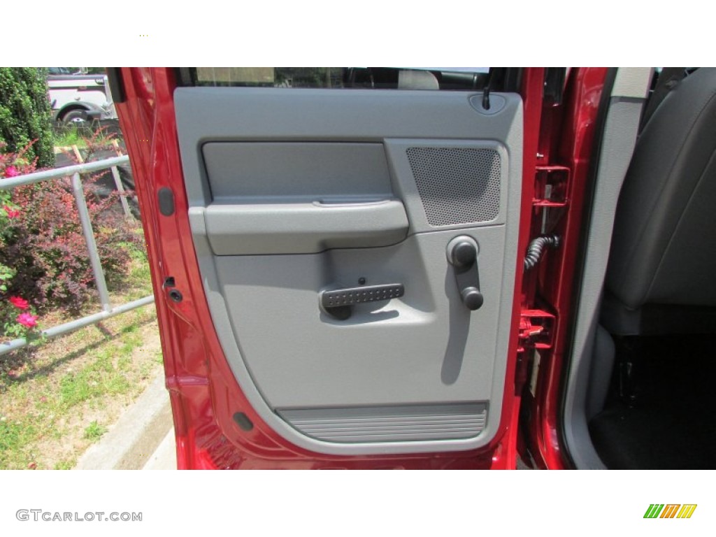 2008 Ram 3500 SLT Quad Cab 4x4 Dually - Inferno Red Crystal Pearl / Medium Slate Gray photo #67