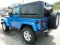 2014 Hydro Blue Pearl Coat Jeep Wrangler Sport 4x4  photo #3
